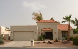 Charming Chandler home in Sun Lakes gated adult community with 2 master bedrooms.